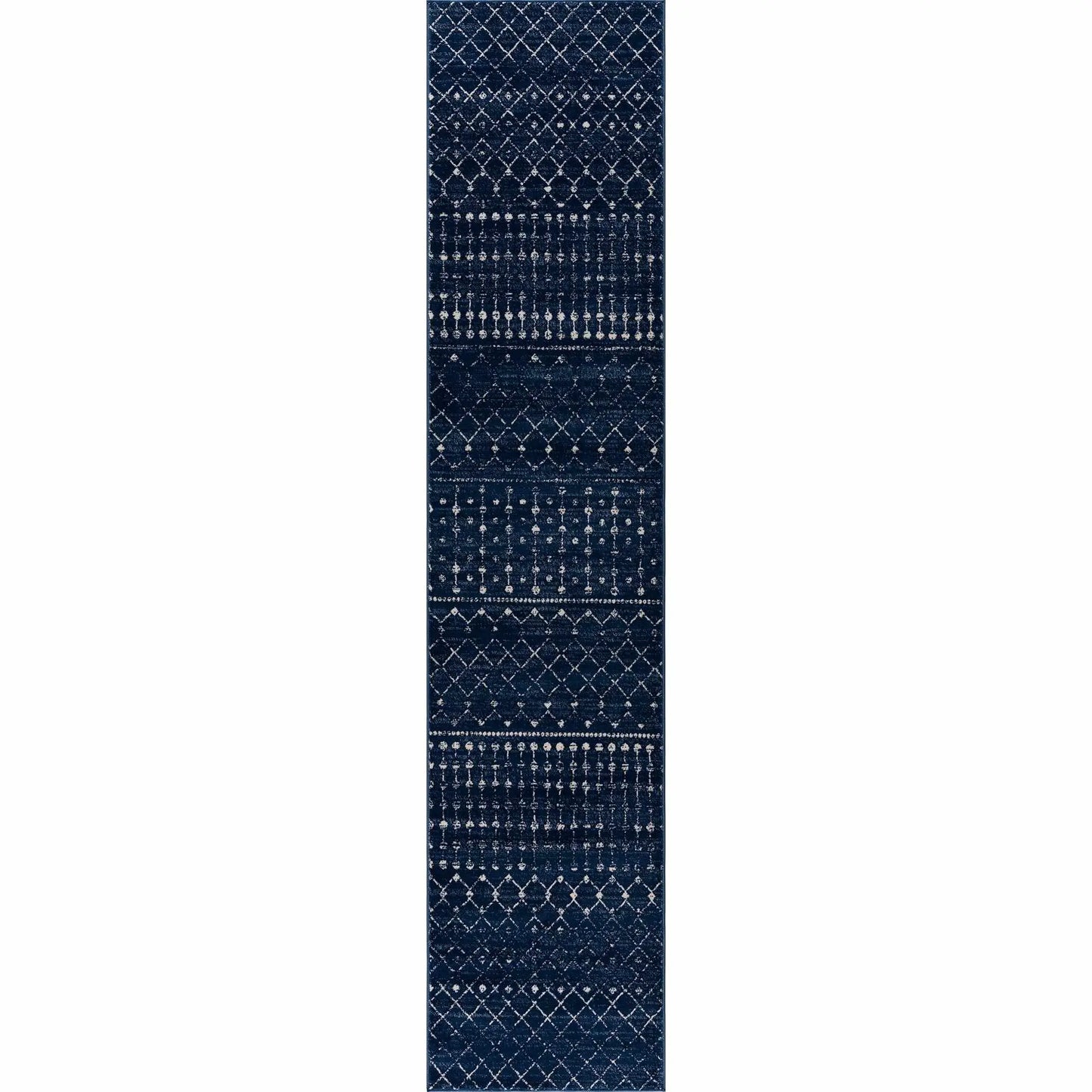 Tigrican Navy 2335 Area Rug Hauteloom LLC