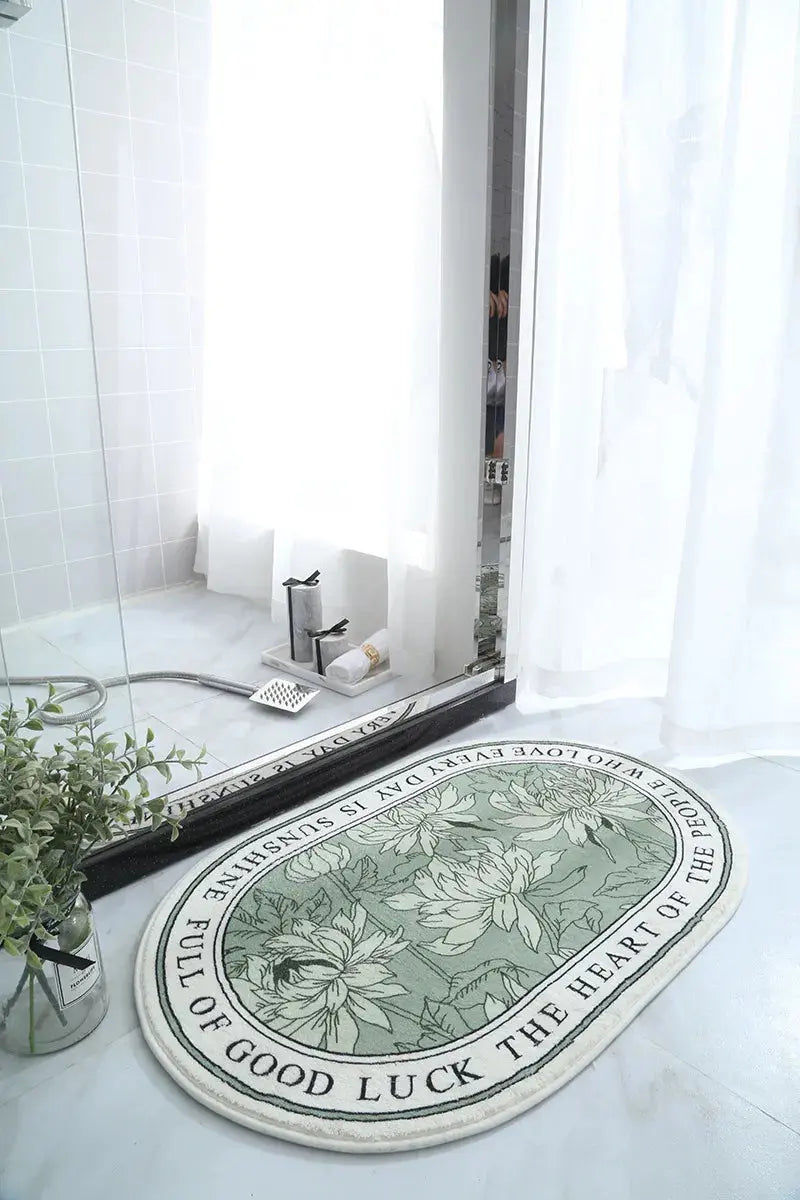 Non-Slip Absorbent Bath Mat & Carpet for Bathroom, Doormat, Balcony, Porch, and Area Use OMEZMART