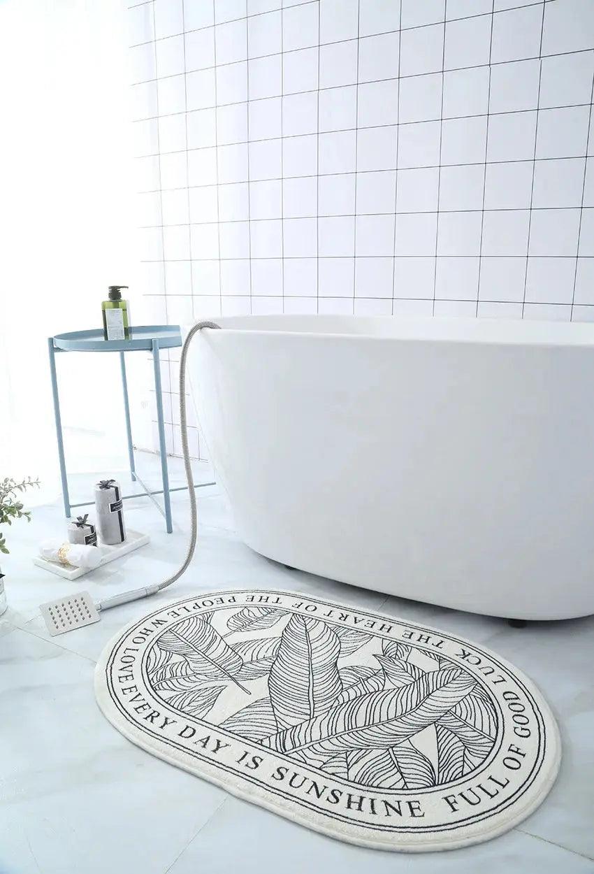 Non-Slip Absorbent Bath Mat & Carpet for Bathroom, Doormat, Balcony, Porch, and Area Use OMEZMART