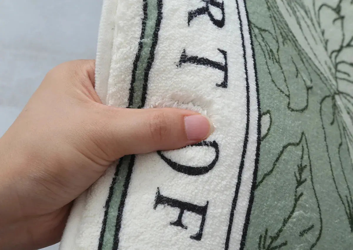 Non-Slip Absorbent Bath Mat & Carpet for Bathroom, Doormat, Balcony, Porch, and Area Use OMEZMART