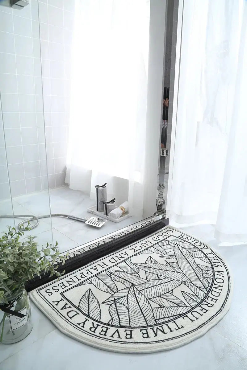 Non-Slip Absorbent Bath Mat & Carpet for Bathroom, Doormat, Balcony, Porch, and Area Use OMEZMART
