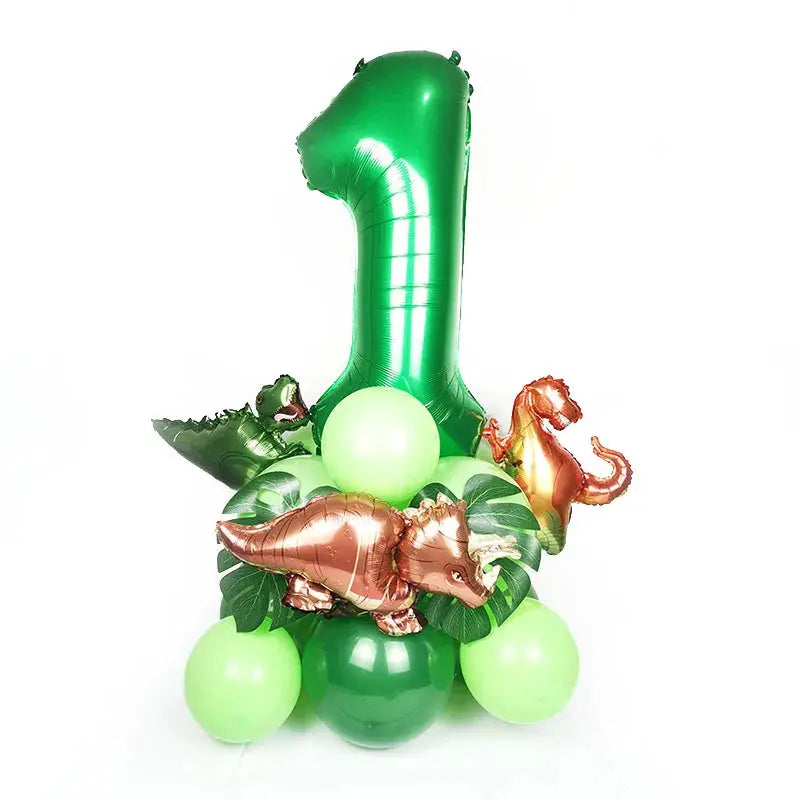 Dinosaur Party Supplies Dinosaur Tableware Set Happy Birthday Decorations Kids OMEZMART