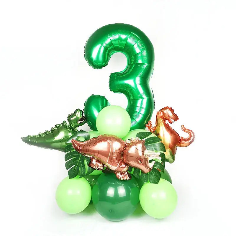 Dinosaur Party Supplies Dinosaur Tableware Set Happy Birthday Decorations Kids OMEZMART