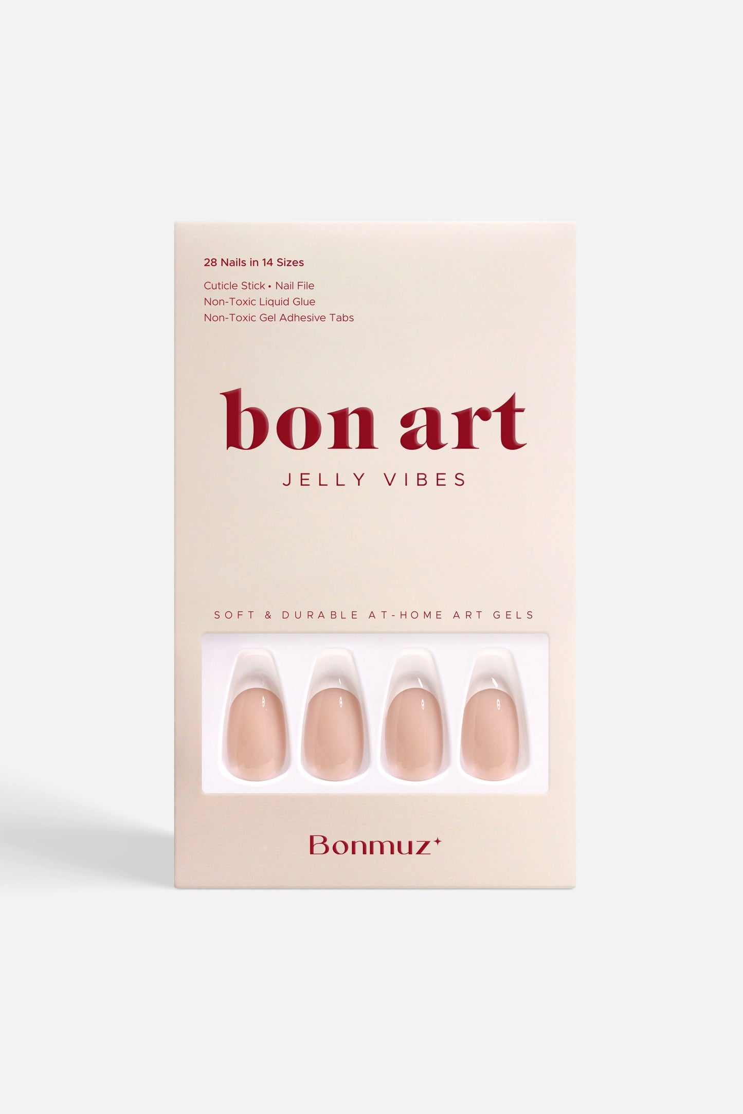 White French | Soft & Durable Press-On Nails