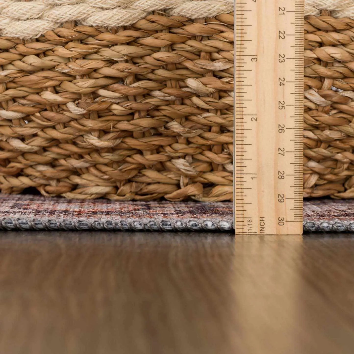 Ganyangan Red Washable Rug Hauteloom LLC