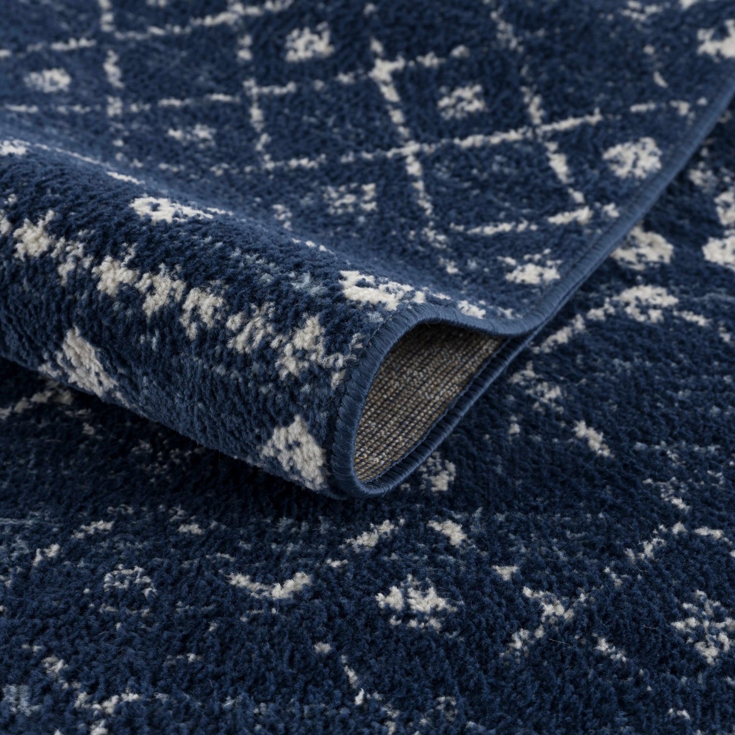 Tigrican Navy 2335 Area Rug Hauteloom LLC