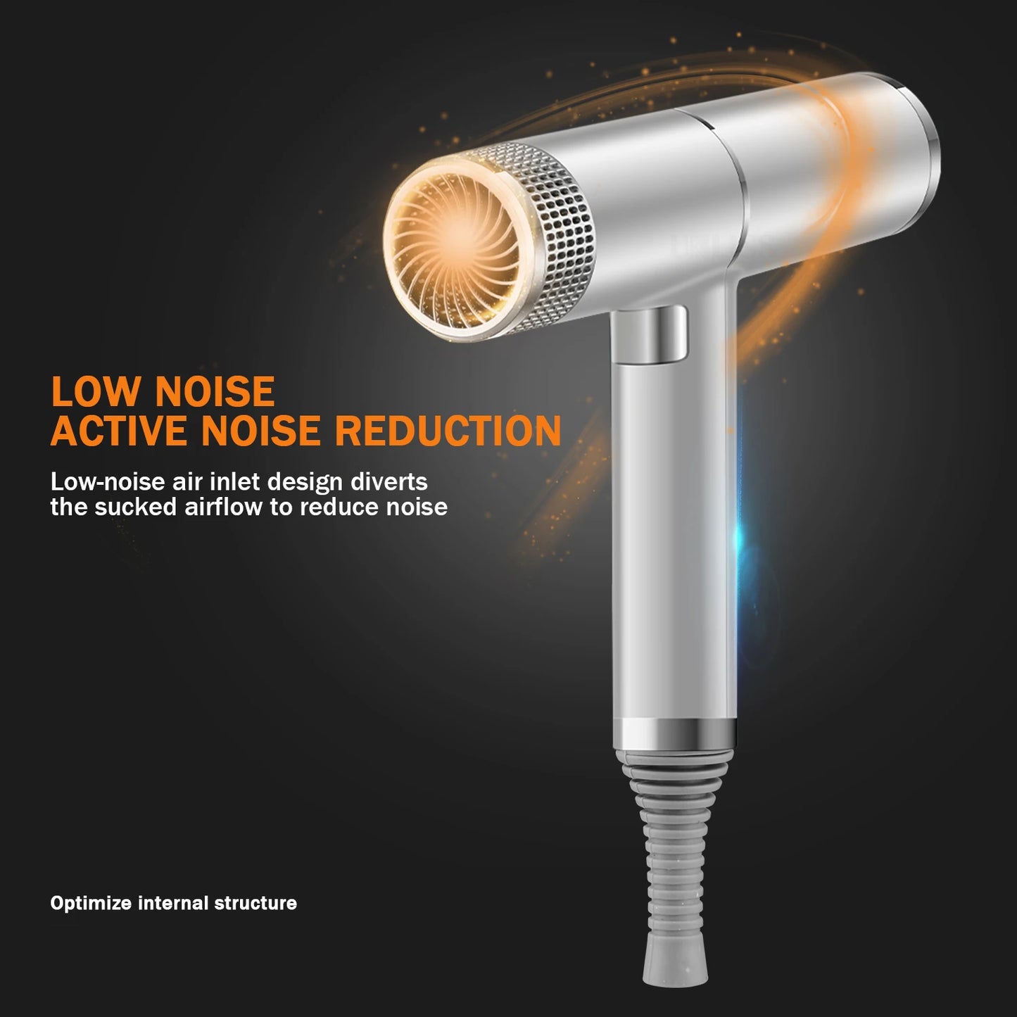 Professional Lightweight Blow Dryer | Hot & Cold Wind with Negative Ionic Technology