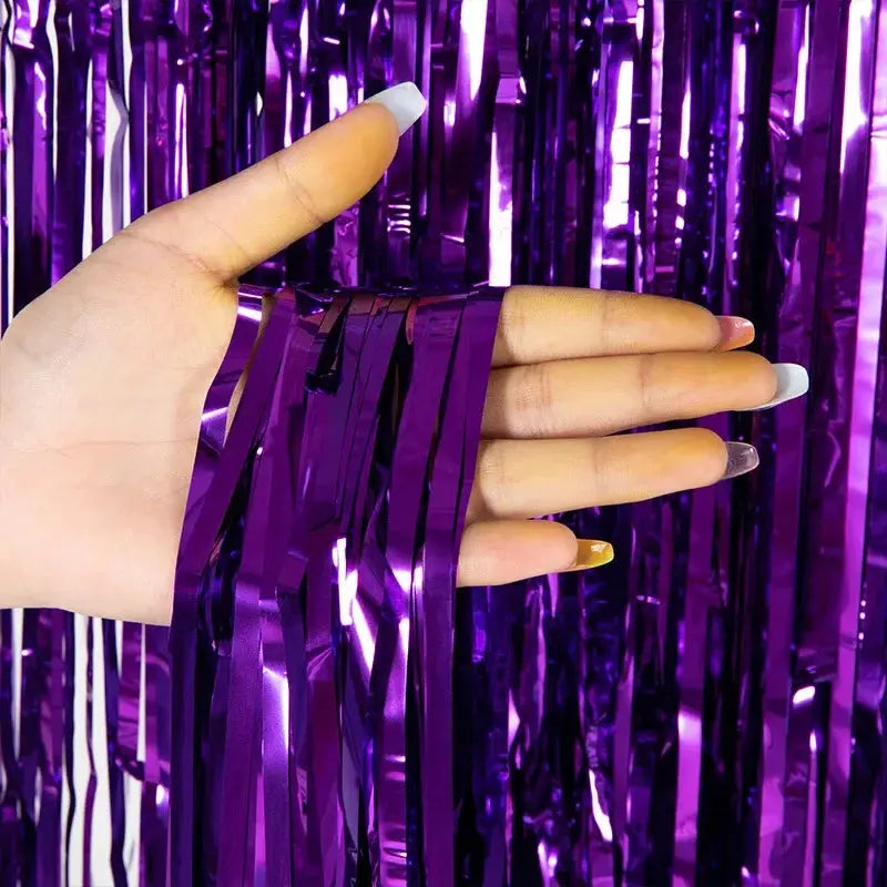 Birthday Party Wall Drapes Photo Zone Backdrop OMEZMART