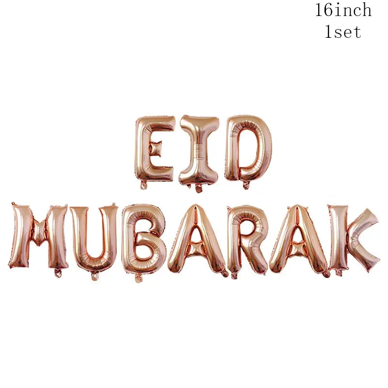 Ramadan Decoration Party Supplies EID Mubarak Paper Plate Cup OMEZMART