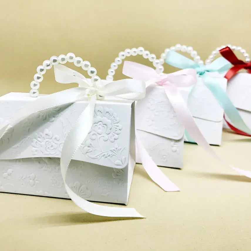 Portable Party Wedding Favor Gift Boxes Chocolate Treat Candy Gift Bag OMEZMART