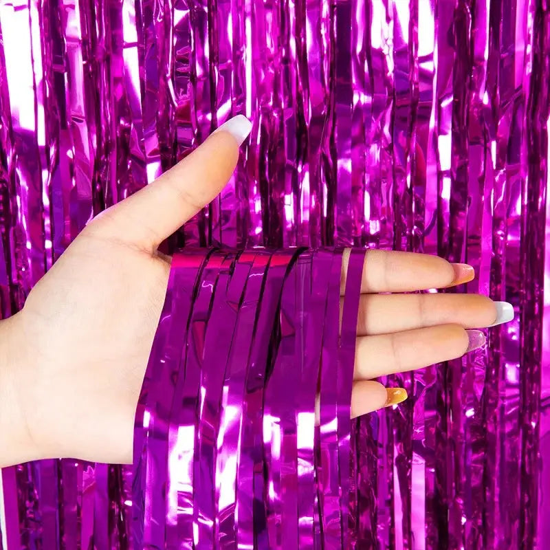 Birthday Party Wall Drapes Photo Zone Backdrop OMEZMART
