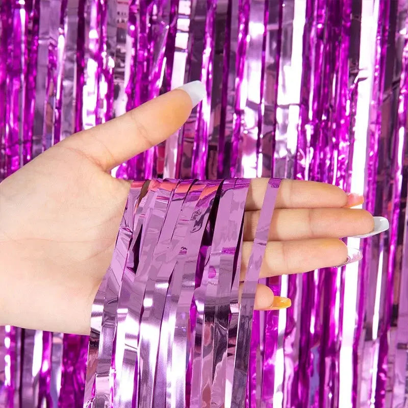 Birthday Party Wall Drapes Photo Zone Backdrop OMEZMART