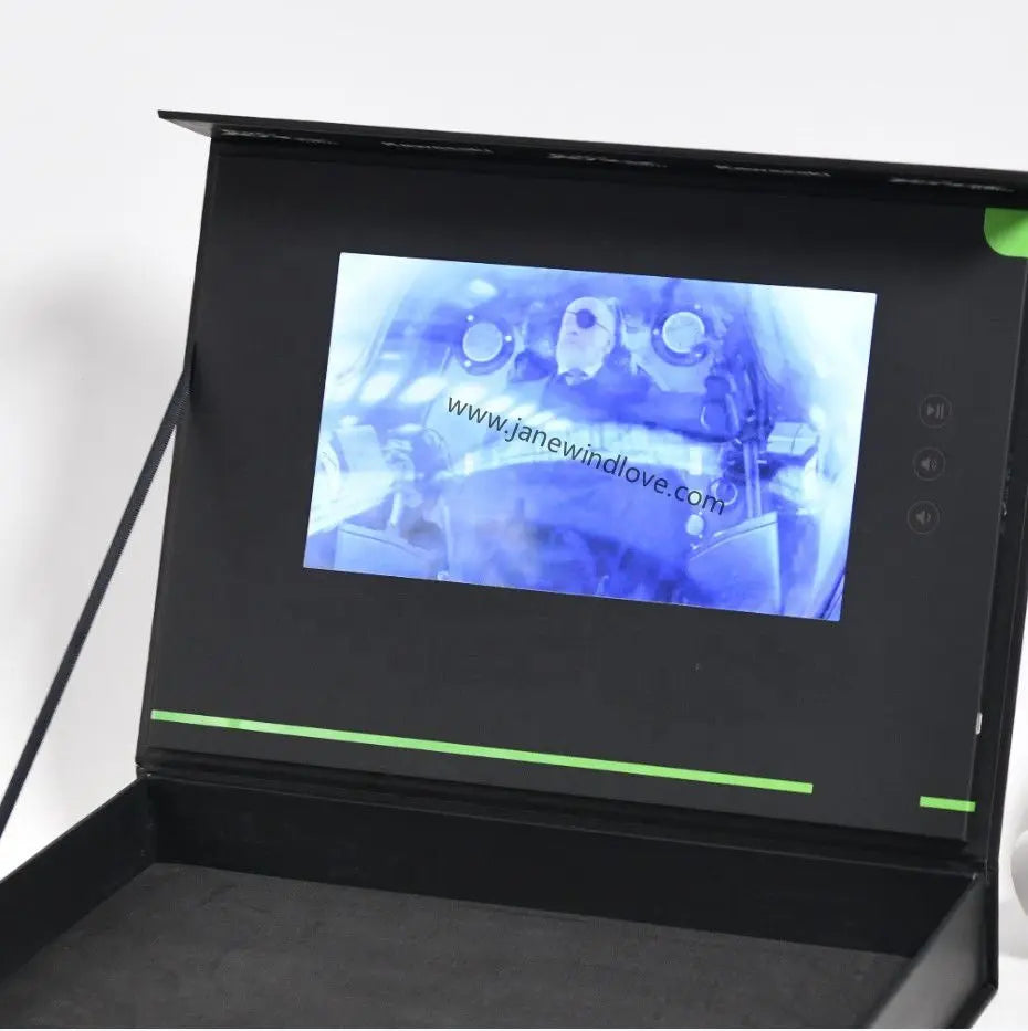 Best Branded Corporate Gifts Rechargeable Battery LCD Screen Video Gift Box OMEZMART