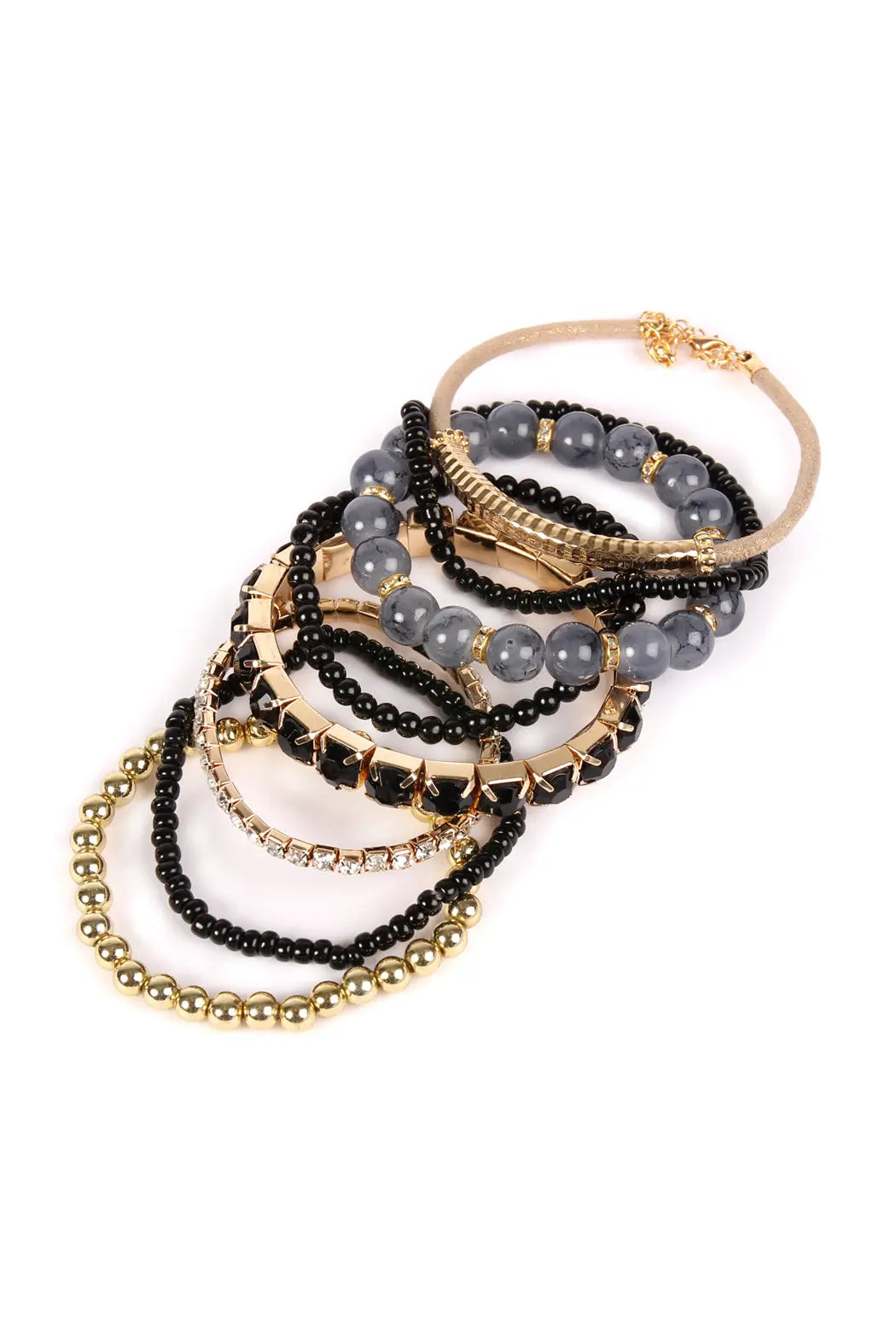 Multiple Line Classy Stack Bracelet Riah Fashion