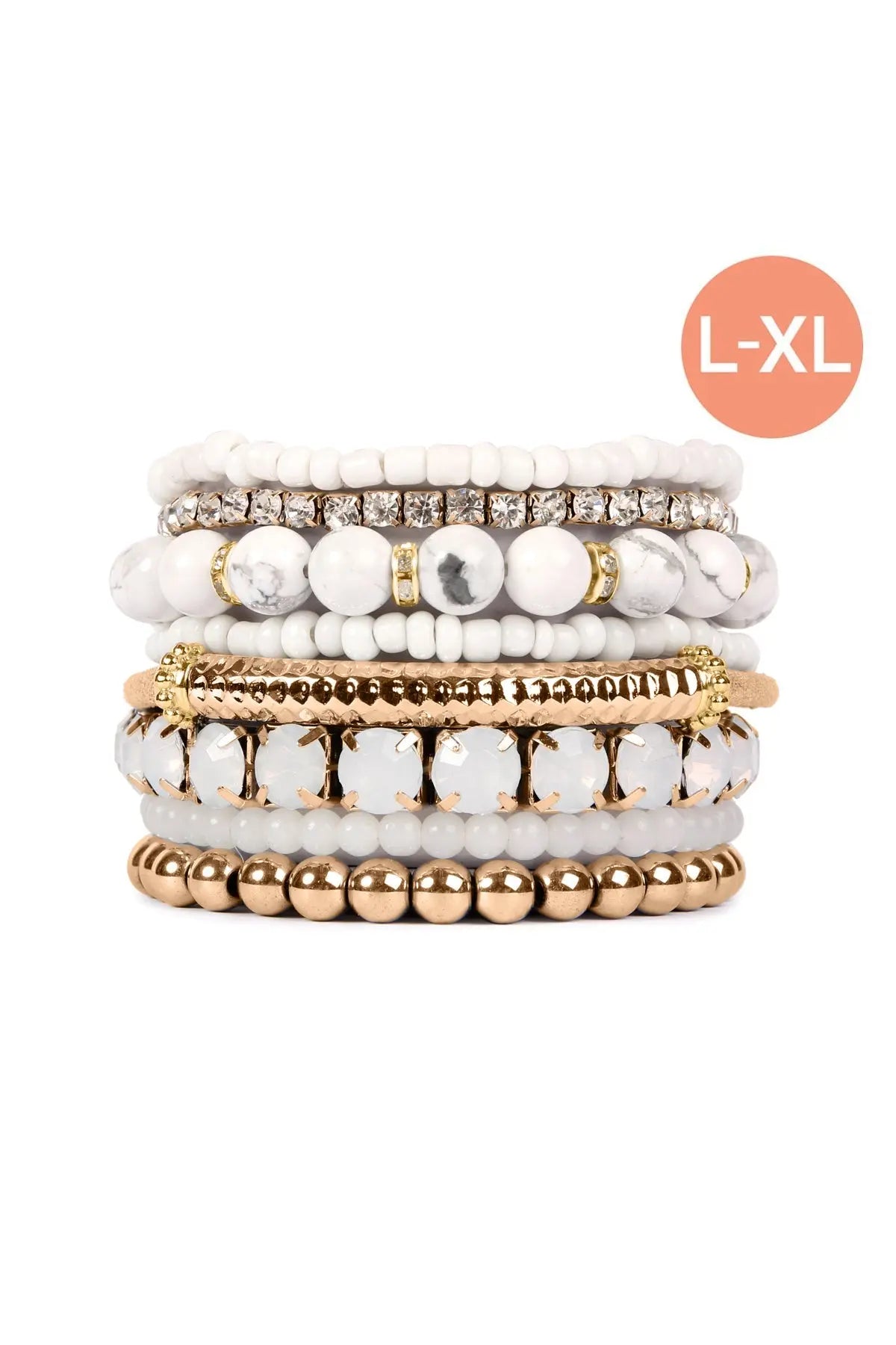 Multiple Line Classy Stack Bracelet Riah Fashion