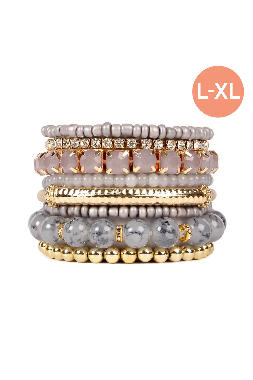 Multiple Line Classy Stack Bracelet Riah Fashion