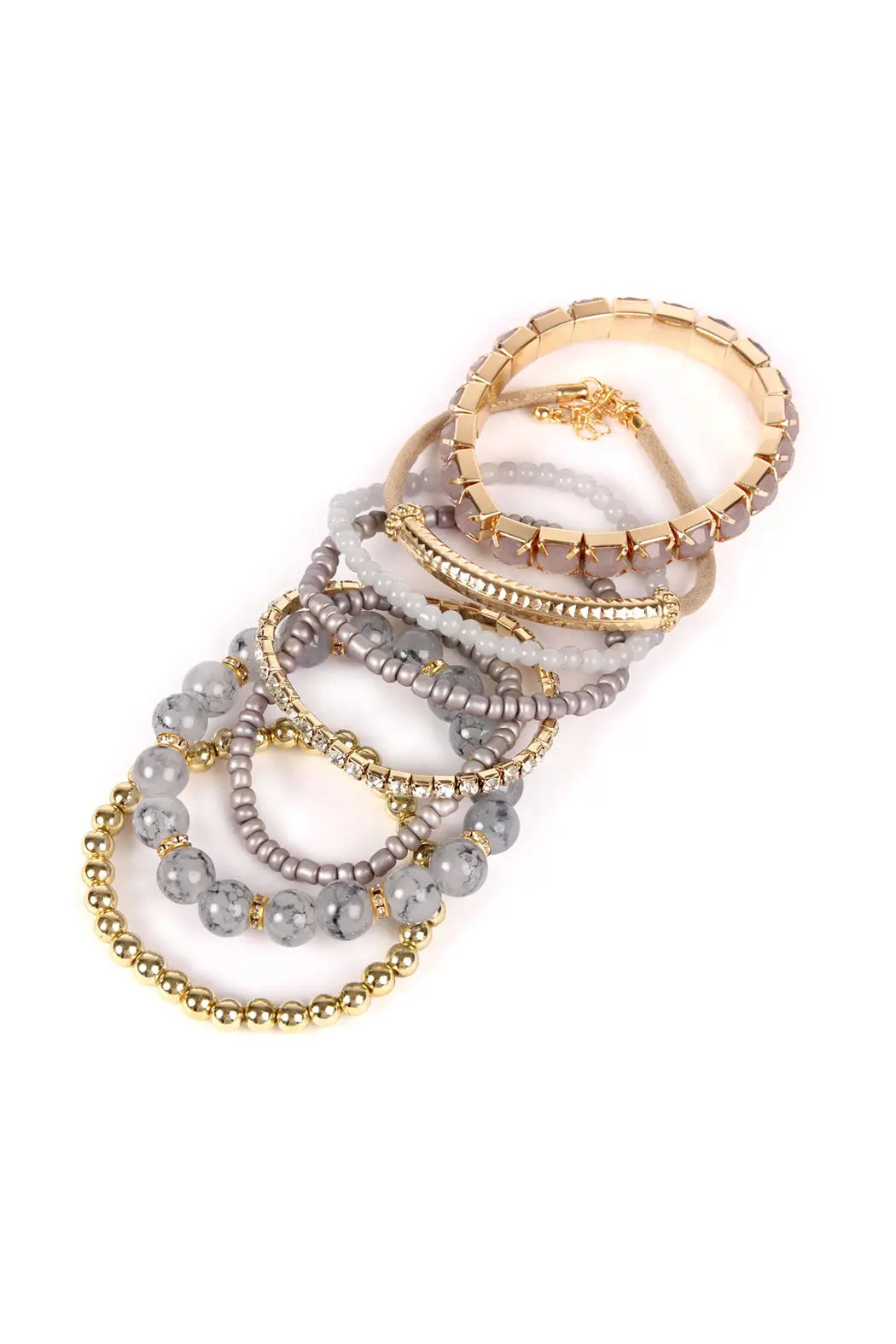 Multiple Line Classy Stack Bracelet Riah Fashion