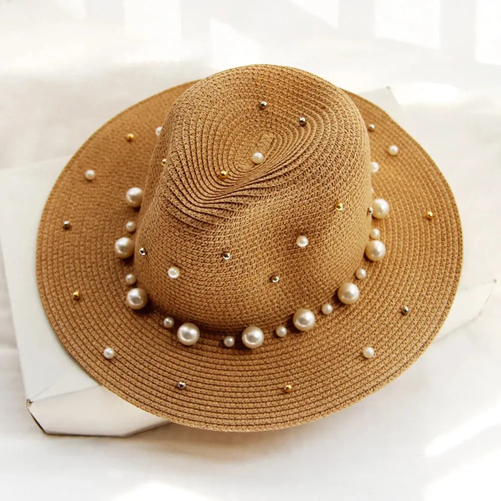 Summer Straw Sun Hat Beach Sun Straw Panama OMEZMART