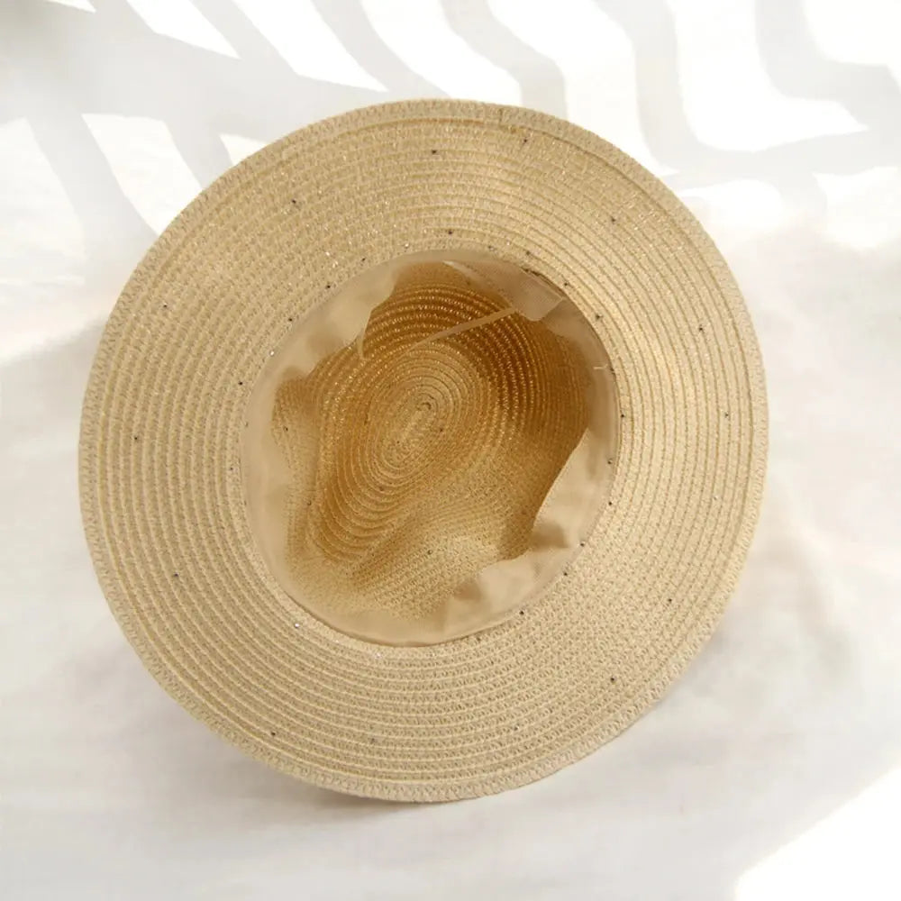 Summer Straw Sun Hat Beach Sun Straw Panama OMEZMART
