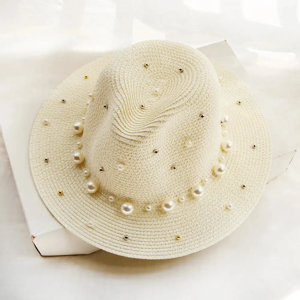 Summer Straw Sun Hat Beach Sun Straw Panama OMEZMART