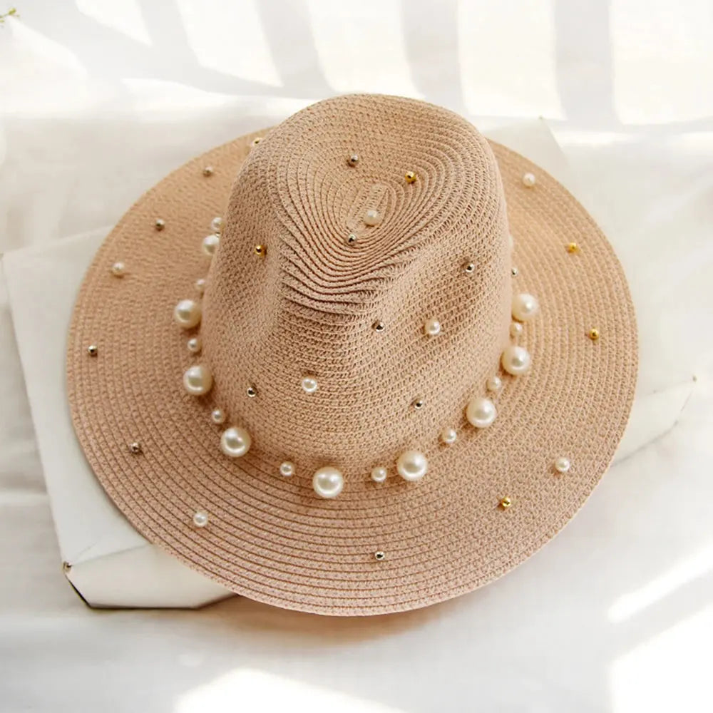 Summer Straw Sun Hat Beach Sun Straw Panama OMEZMART