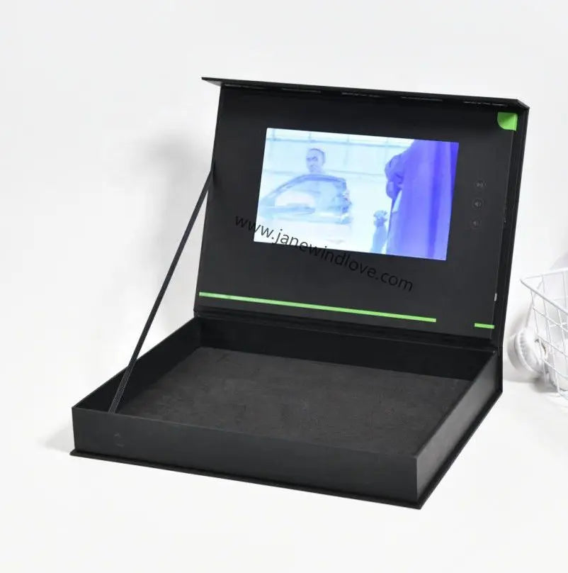 Best Branded Corporate Gifts Rechargeable Battery LCD Screen Video Gift Box OMEZMART