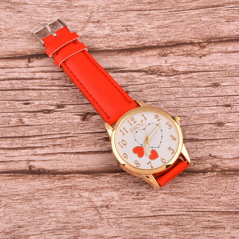 Women's Fashion Quartz Watch Wallet Earrings 3pc Set Gift Box