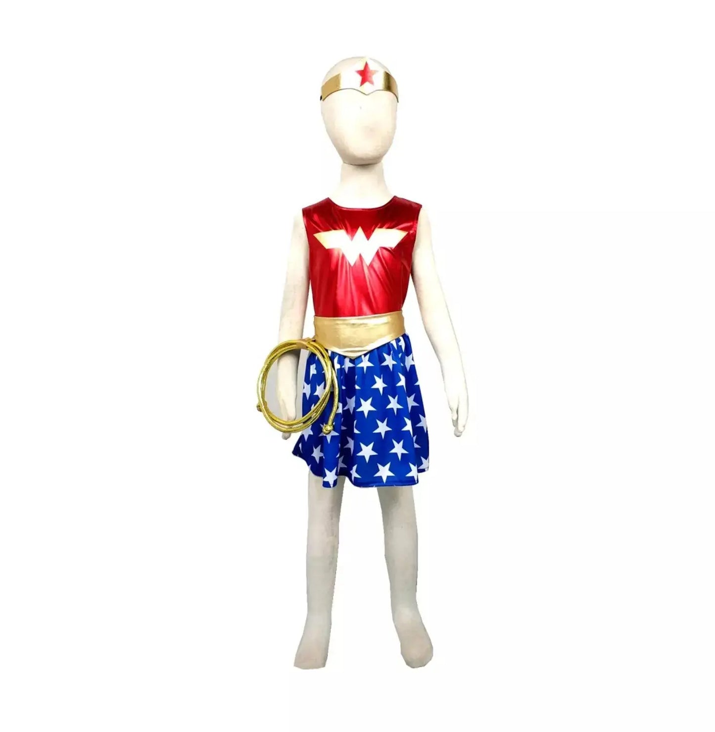 SuperHero Girls Costume for Kids Dress (3-9Years) Wonder Girls Party Dress OMEZMART