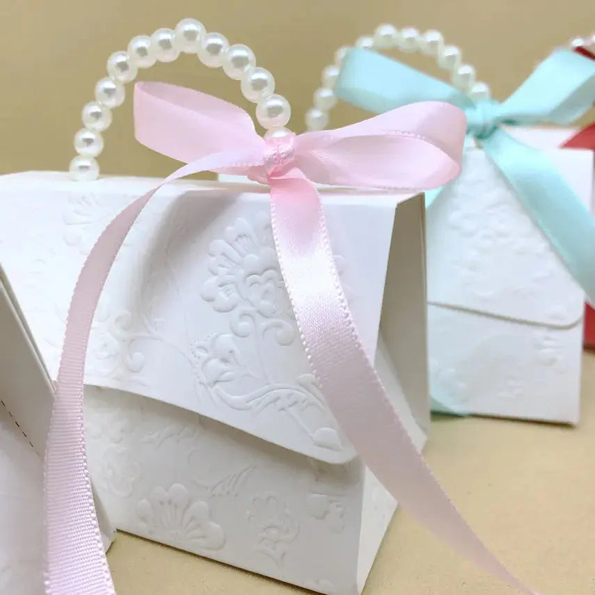 Portable Party Wedding Favor Gift Boxes Chocolate Treat Candy Gift Bag OMEZMART