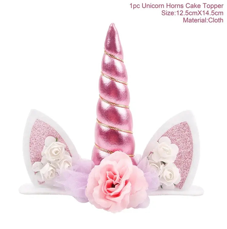 Rainbow Unicorn Disposable Tableware Birthday Party Decorations OMEZMART