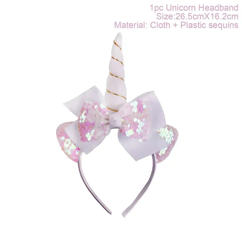 Rainbow Unicorn Disposable Tableware Birthday Party Decorations OMEZMART
