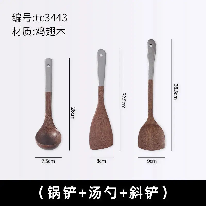 Japanese Style Wooden Kitchen Utensils Set, Creative Kitchen Tools OMEZMART