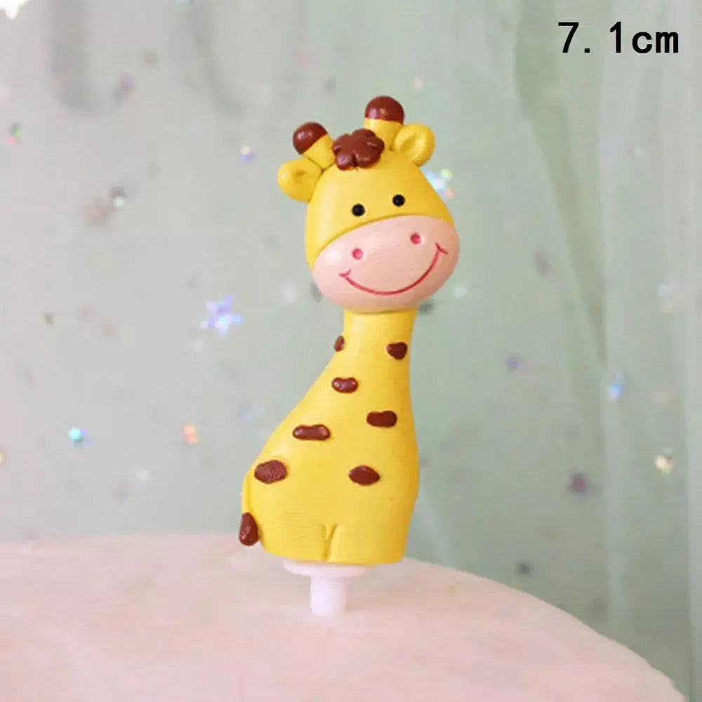 Woodland Animals Cake Decor Jungle Safari Party Cake Topper Birthday OMEZMART
