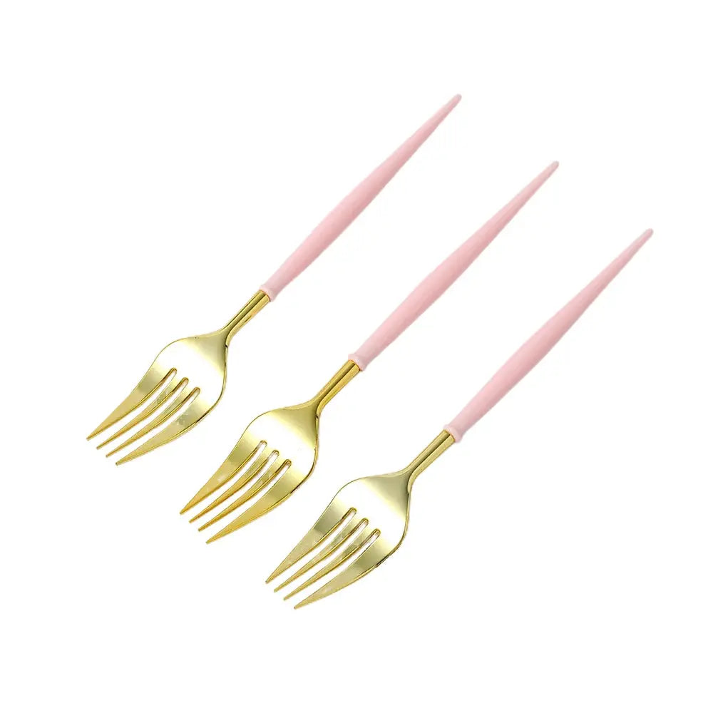 Purple Pink Petal Series Disposable Tableware Birthday Party Decoration OMEZMART