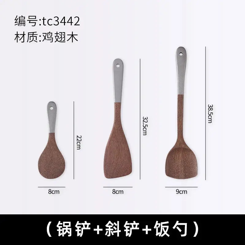 Japanese Style Wooden Kitchen Utensils Set, Creative Kitchen Tools OMEZMART