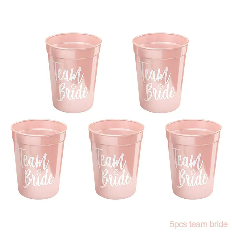Bride Plastic Drinking Cups Bridal Shower Gift Bride to Be Party OMEZMART