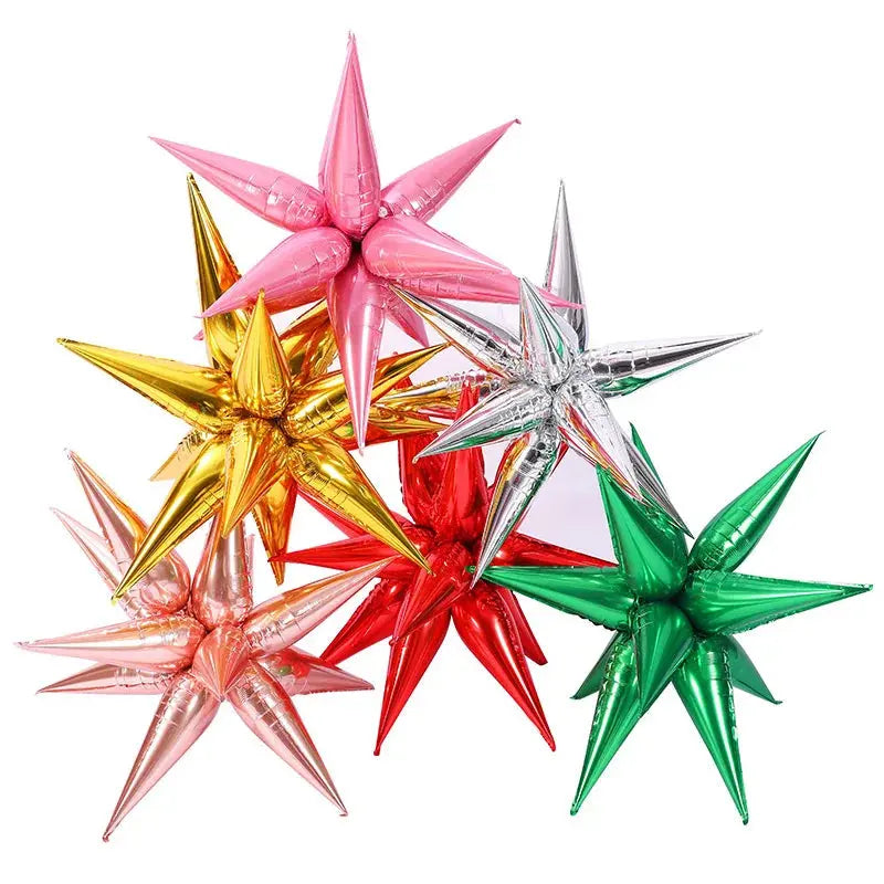 Star Balloons Birthday Party Wedding Decoration Water Drop Cone Foil Balloon OMEZMART
