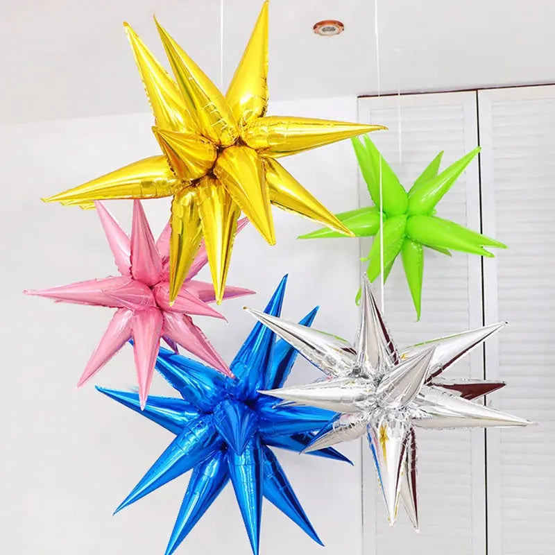 Star Balloons Birthday Party Wedding Decoration Water Drop Cone Foil Balloon OMEZMART