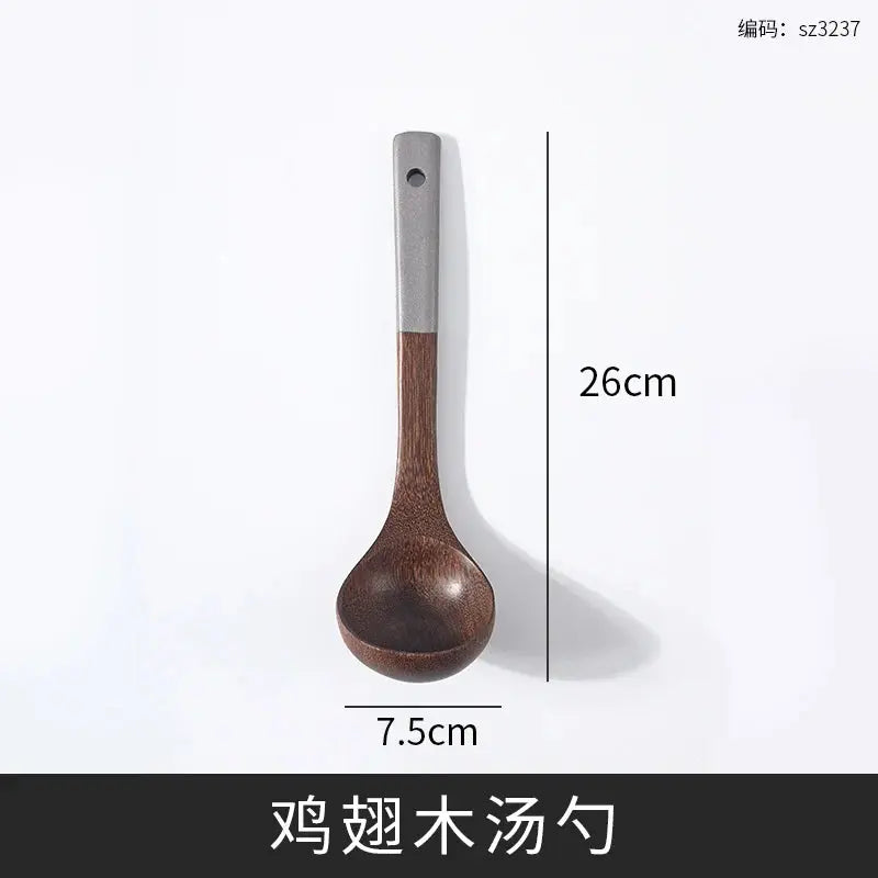 Japanese Style Wooden Kitchen Utensils Set, Creative Kitchen Tools OMEZMART