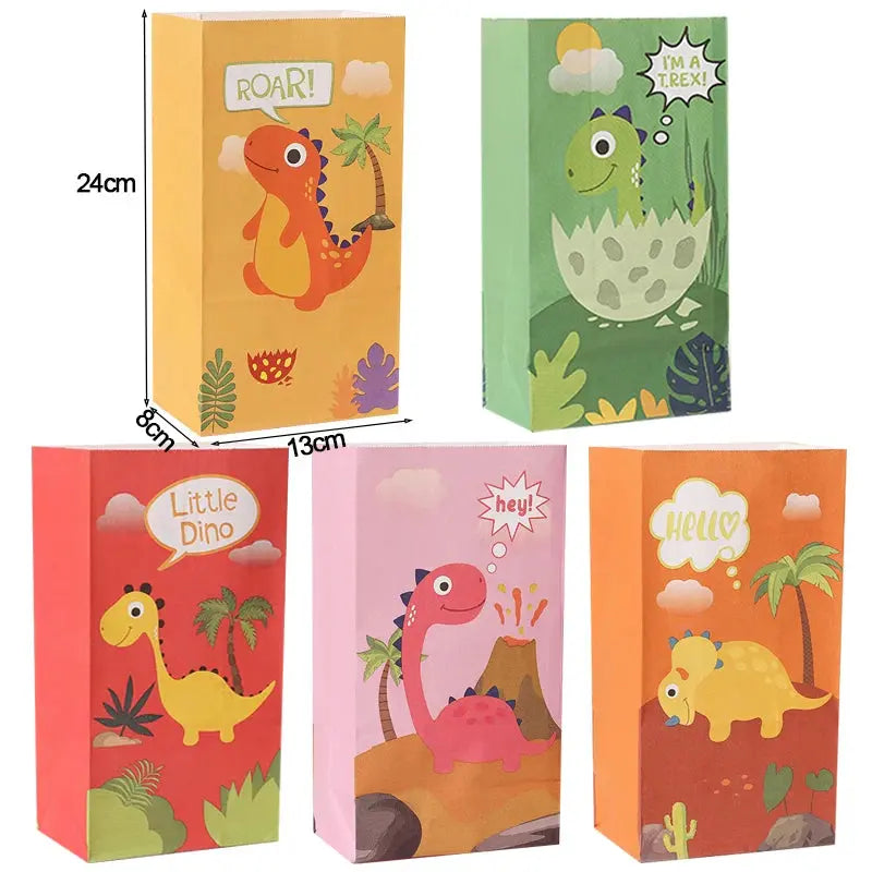 Dinosaur Party Supplies Dinosaur Tableware Set Happy Birthday Decorations Kids OMEZMART