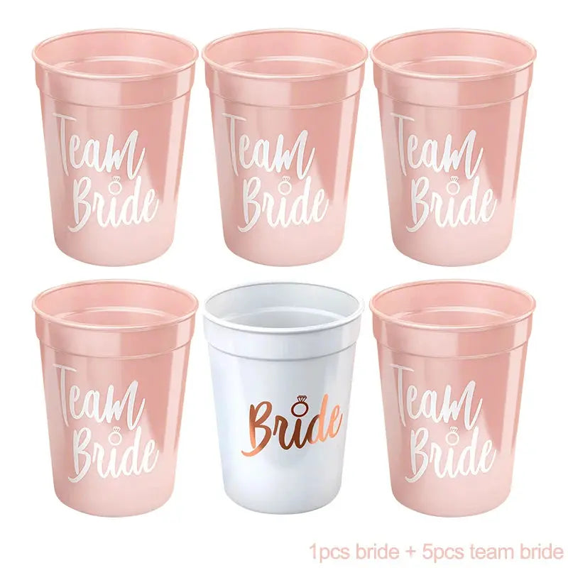 Bride Plastic Drinking Cups Bridal Shower Gift Bride to Be Party OMEZMART