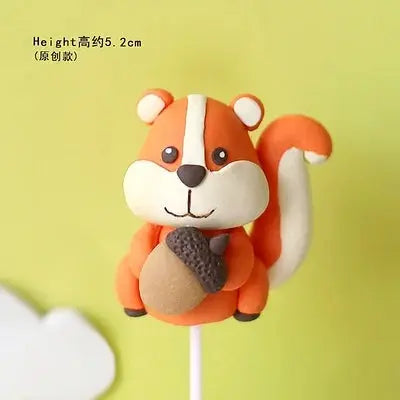 Woodland Animals Cake Decor Jungle Safari Party Cake Topper Birthday OMEZMART