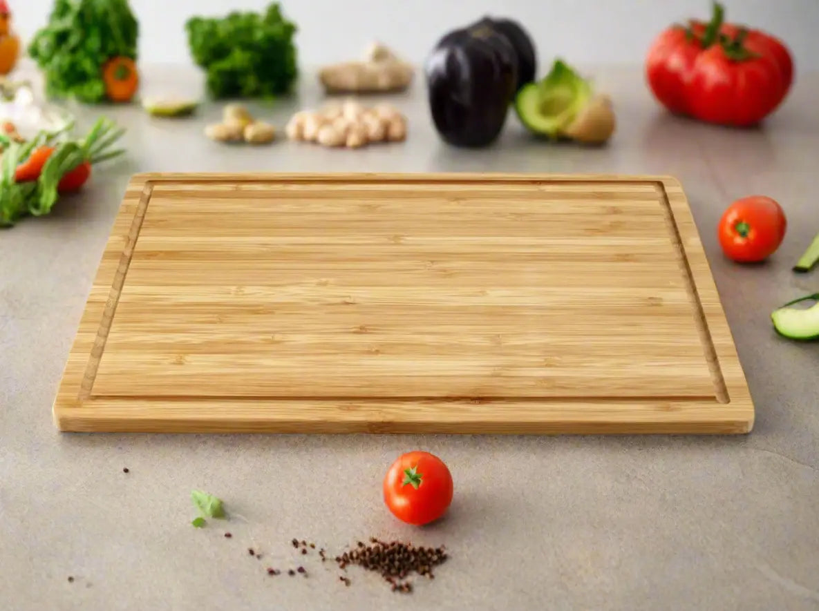 Bamboo Wood Cutting Board: Large, Durable, Eco-Friendly Chopping Board Dura Living LLC