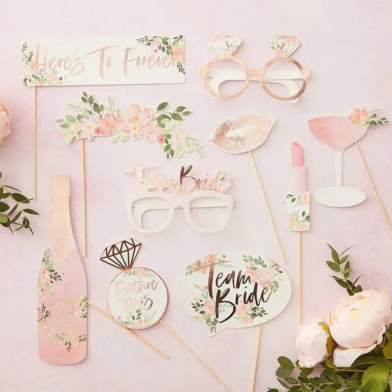 Bride to Be Photo Booth Paper Frame Party Decoration Wedding Gift Bridal Shower OMEZMART