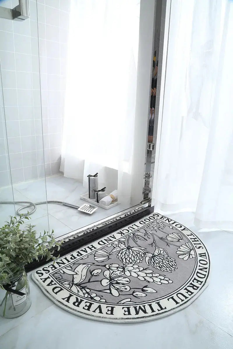 Non-Slip Absorbent Bath Mat & Carpet for Bathroom, Doormat, Balcony, Porch, and Area Use OMEZMART
