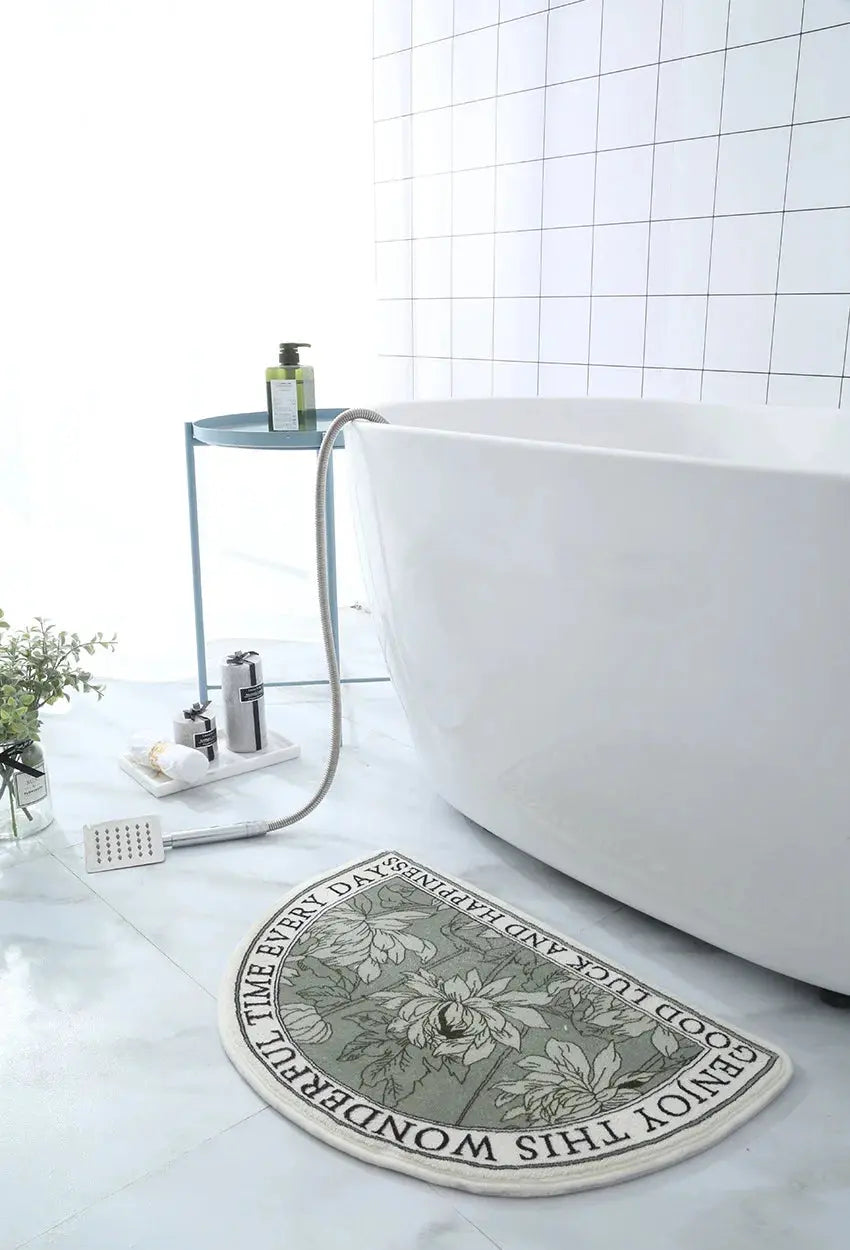 Non-Slip Absorbent Bath Mat & Carpet for Bathroom, Doormat, Balcony, Porch, and Area Use OMEZMART