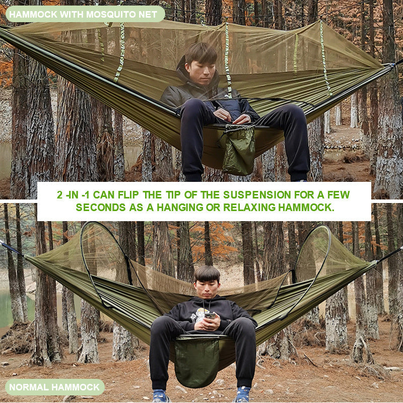 Sleeping Hammock Outdoor Hanging Sleeping Bed Swing Portable Double Chair