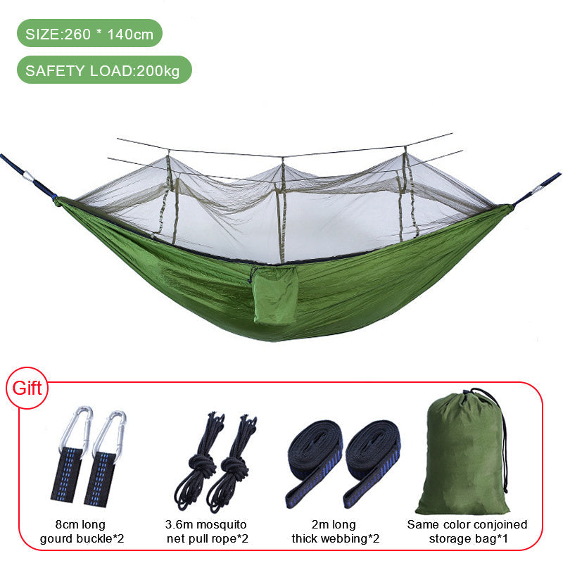 Sleeping Hammock Outdoor Hanging Sleeping Bed Swing Portable Double Chair