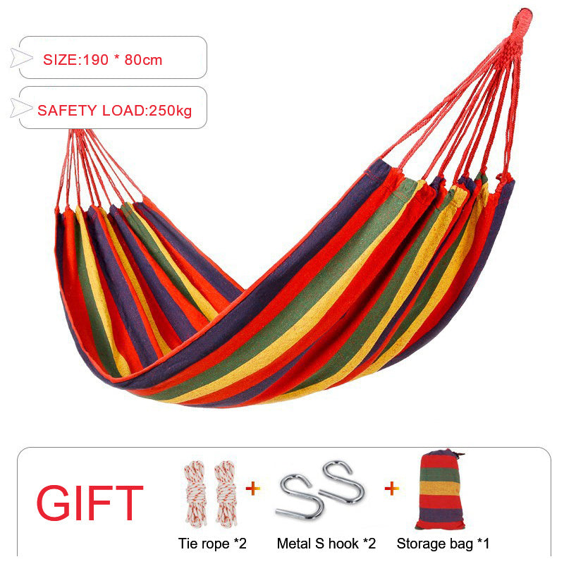 Sleeping Hammock Outdoor Hanging Sleeping Bed Swing Portable Double Chair