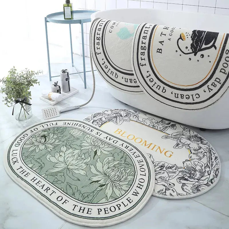 Non-Slip Absorbent Bath Mat & Carpet for Bathroom, Doormat, Balcony, Porch, and Area Use OMEZMART